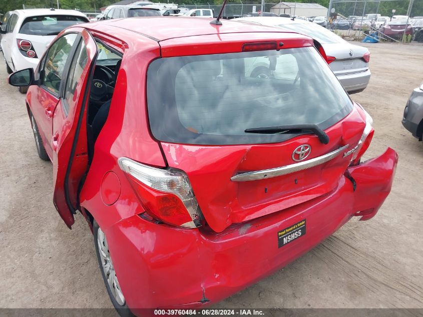 2012 Toyota Yaris VIN: JTDKTUD33CD509282 Lot: 39760484