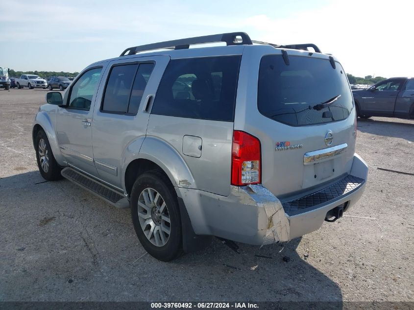 2011 Nissan Pathfinder Le VIN: 5N1AR1NN5BC607397 Lot: 39760492