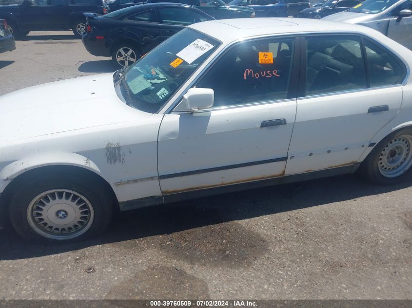 1992 BMW 525 I Automatic VIN: WBAHD631XNBJ73600 Lot: 39760509