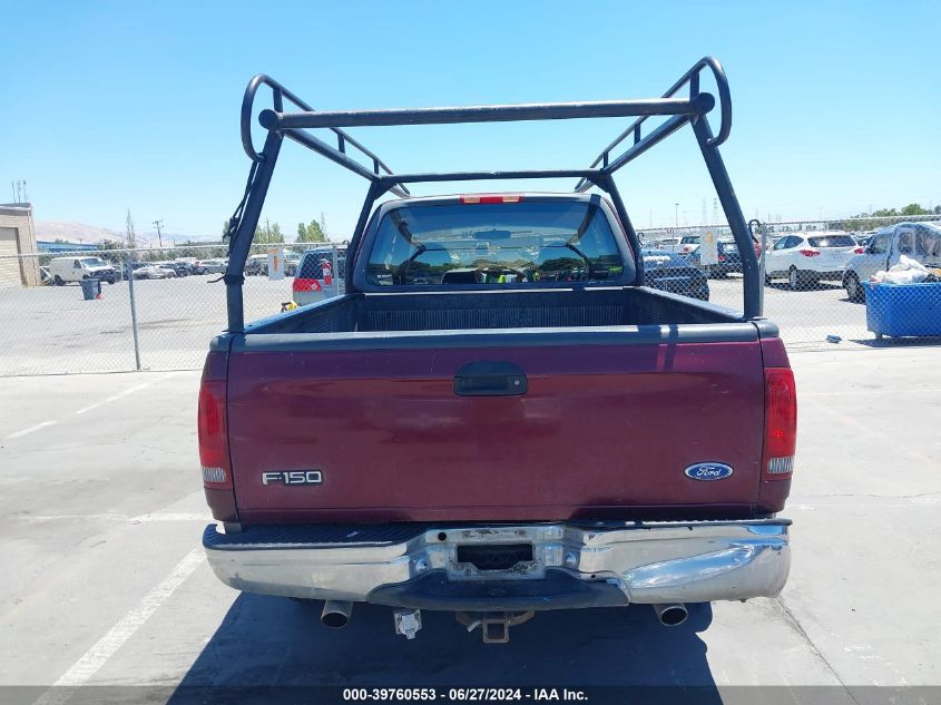 1997 Ford F-150 Lariat/Xl/Xlt VIN: 1FTDX186XVKA68846 Lot: 39760553