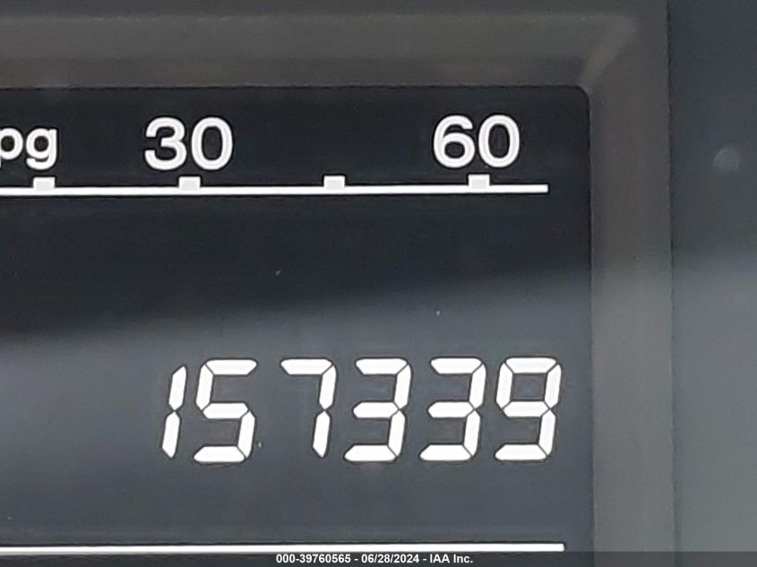 2009 Honda Cr-V Lx VIN: 3CZRE38389G701347 Lot: 39760565