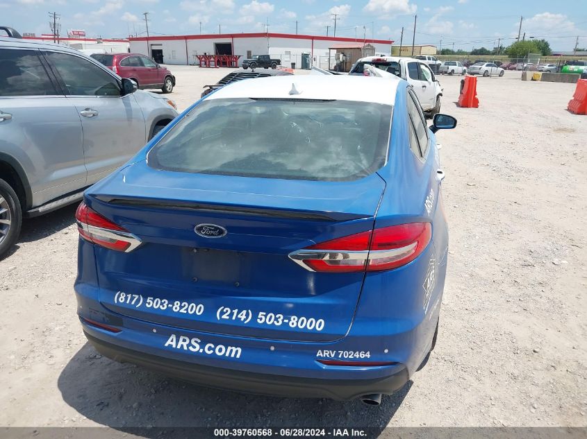 2019 Ford Fusion Se VIN: 3FA6P0HD5KR127607 Lot: 39760568