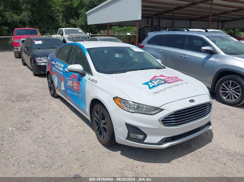 2019 Ford Fusion Se VIN: 3FA6P0HD5KR127607 Lot: 39760568