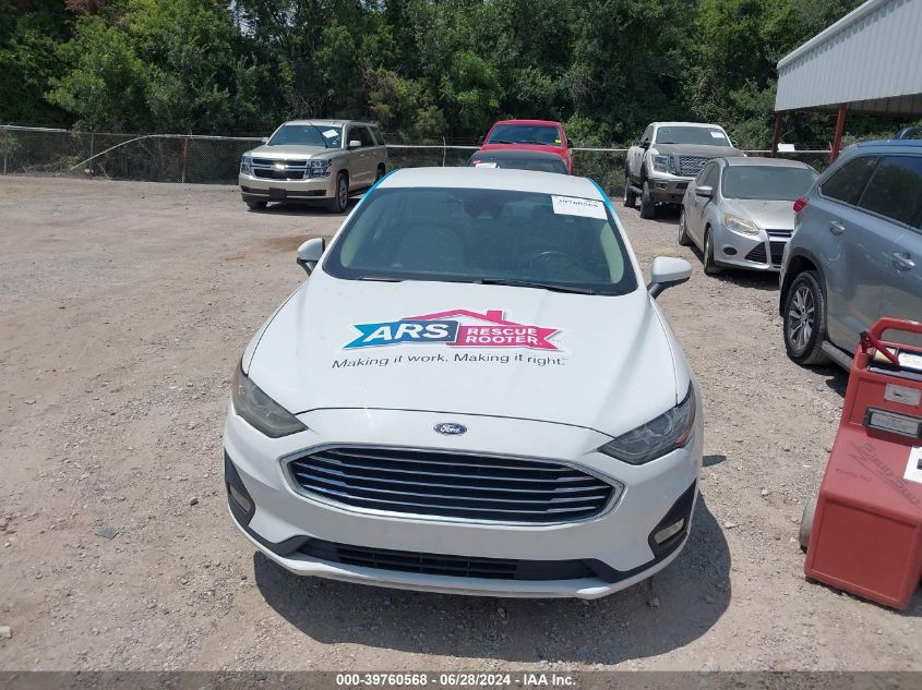 2019 Ford Fusion Se VIN: 3FA6P0HD5KR127607 Lot: 39760568