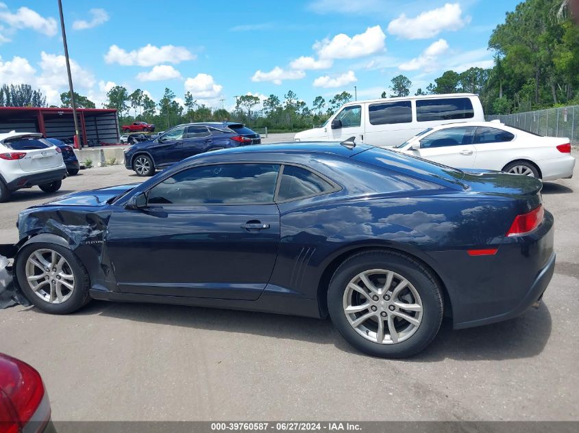 2014 Chevrolet Camaro 1Lt VIN: 2G1FB1E32E9302585 Lot: 39760587