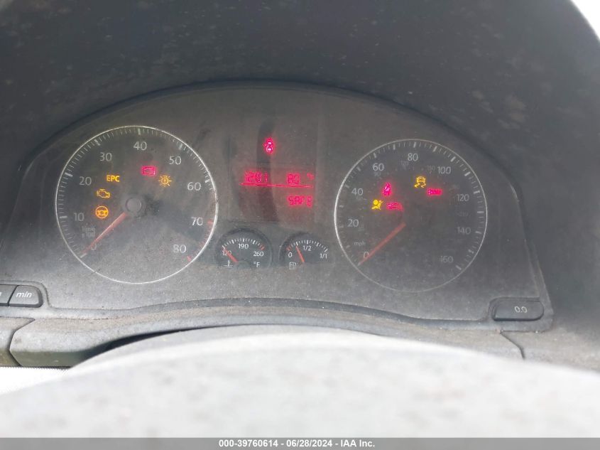 2009 Volkswagen Jetta Se/Sel VIN: 3VWRM71K89M007628 Lot: 39760614