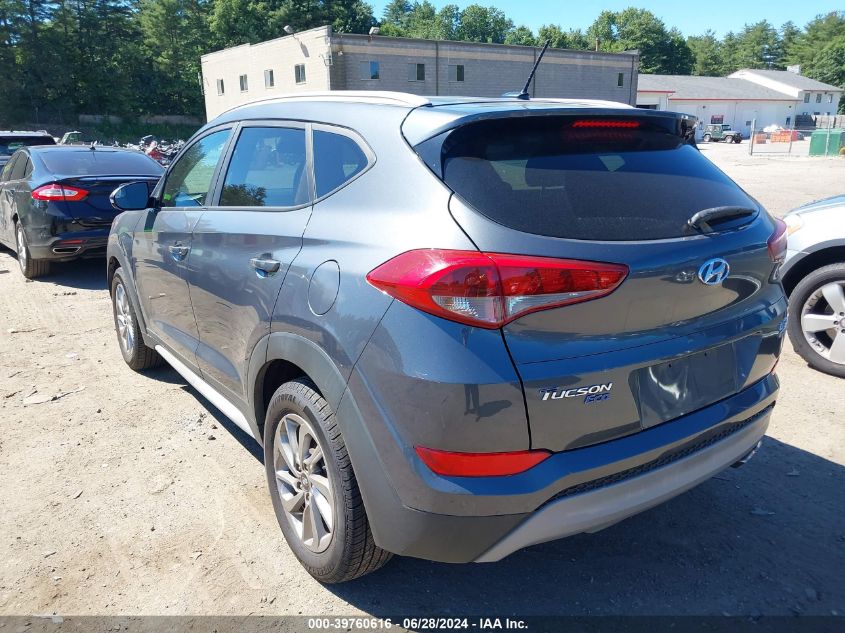 2017 Hyundai Tucson Eco VIN: KM8J3CA2XHU386231 Lot: 39760616