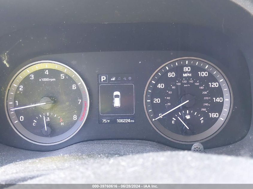 2017 Hyundai Tucson Eco VIN: KM8J3CA2XHU386231 Lot: 39760616