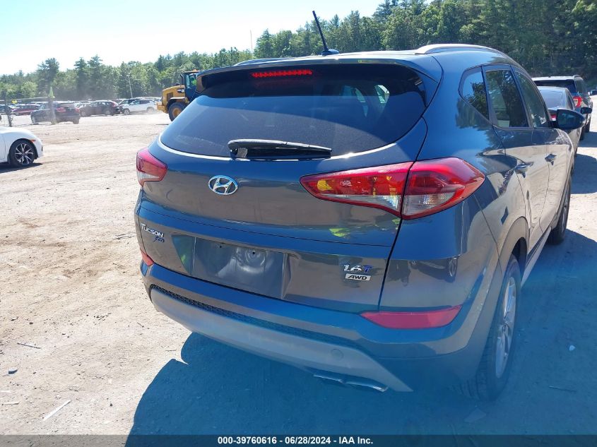2017 Hyundai Tucson Eco VIN: KM8J3CA2XHU386231 Lot: 39760616