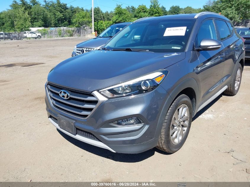 2017 Hyundai Tucson Eco VIN: KM8J3CA2XHU386231 Lot: 39760616