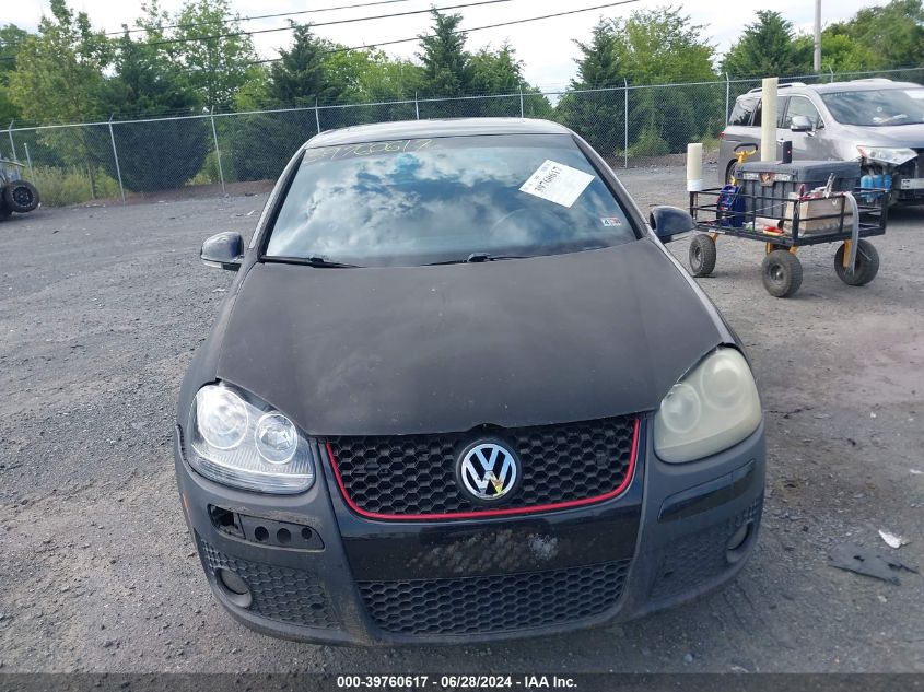 2006 Volkswagen New Gti VIN: WVWFV71K66W150608 Lot: 39760617