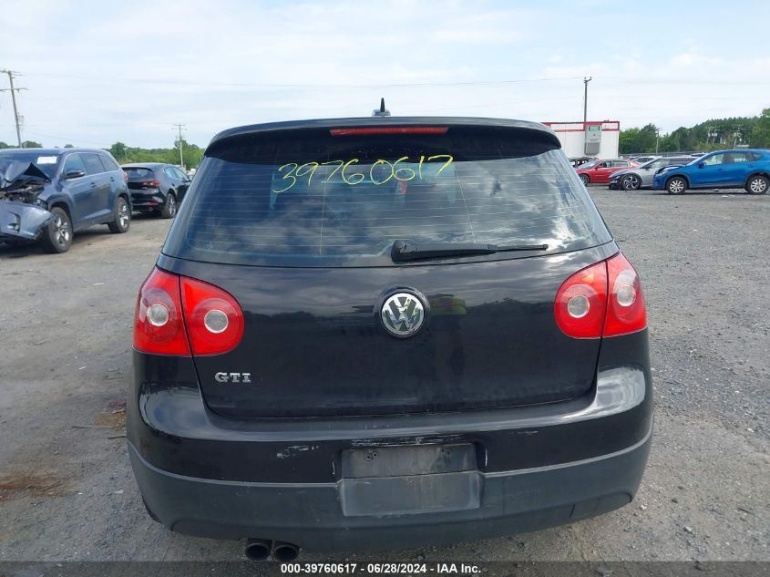 2006 Volkswagen New Gti VIN: WVWFV71K66W150608 Lot: 39760617