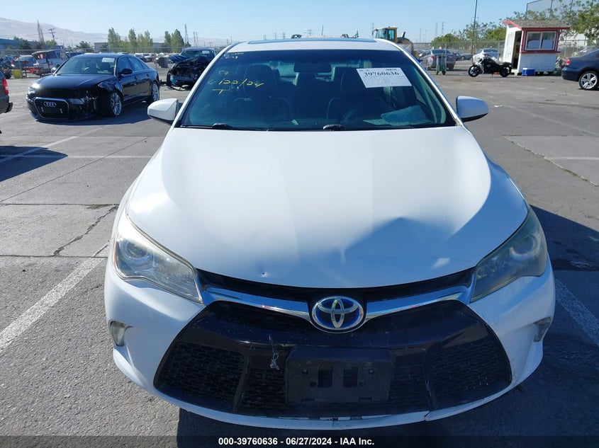 2015 Toyota Camry Hybrid Se VIN: 4T1BD1FK0FU143765 Lot: 39760636