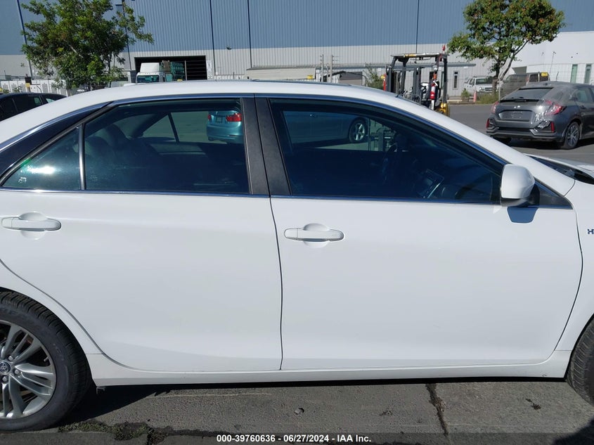 2015 Toyota Camry Hybrid Se VIN: 4T1BD1FK0FU143765 Lot: 39760636