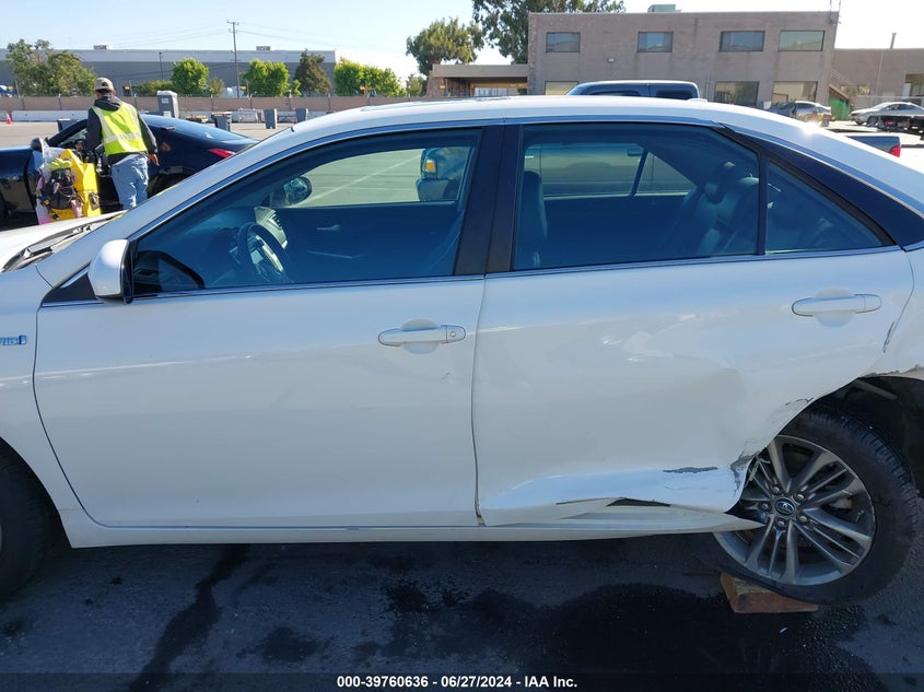 2015 Toyota Camry Hybrid Se VIN: 4T1BD1FK0FU143765 Lot: 39760636