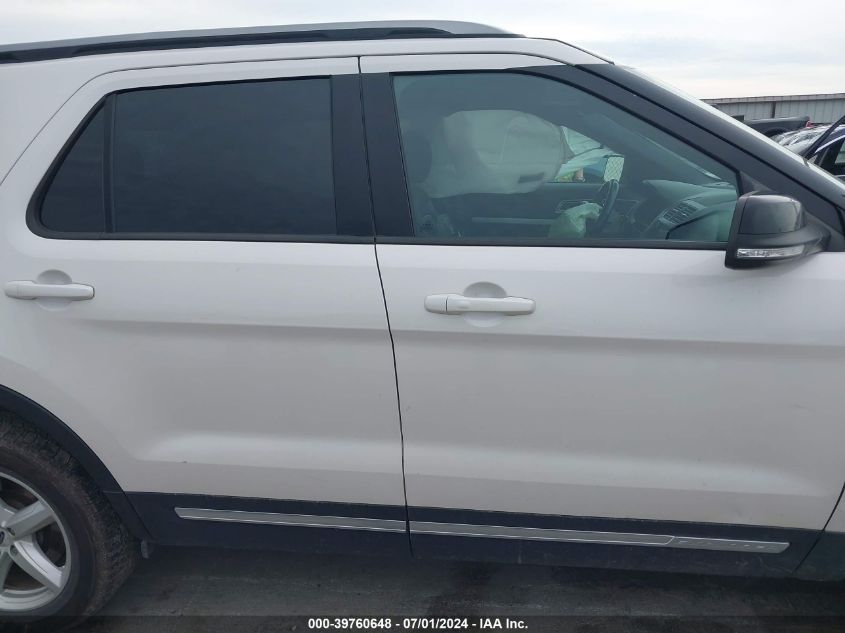 2017 Ford Explorer Xlt VIN: 1FM5K8D89HGD55116 Lot: 39760648