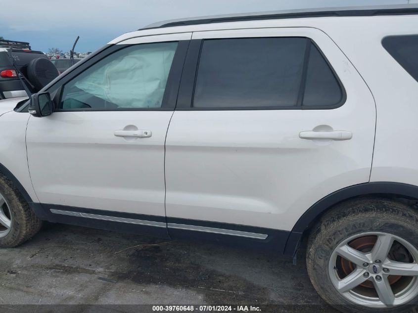 2017 Ford Explorer Xlt VIN: 1FM5K8D89HGD55116 Lot: 39760648