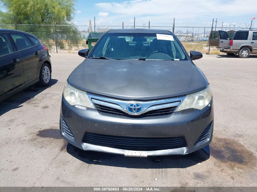 2012 Toyota Camry Hybrid Le VIN: 4T1BD1FK2CU039015 Lot: 39760663