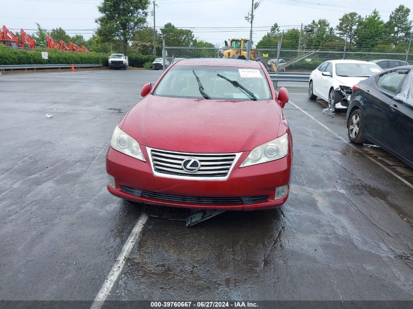 2010 Lexus Es 350 VIN: JTHBK1EG2A2365296 Lot: 39760667