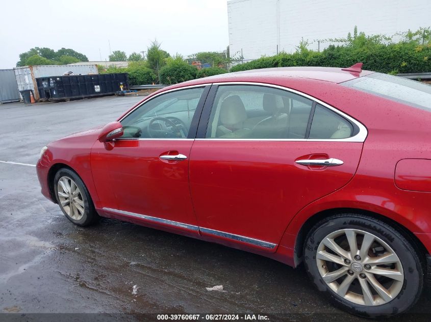 2010 Lexus Es 350 VIN: JTHBK1EG2A2365296 Lot: 39760667