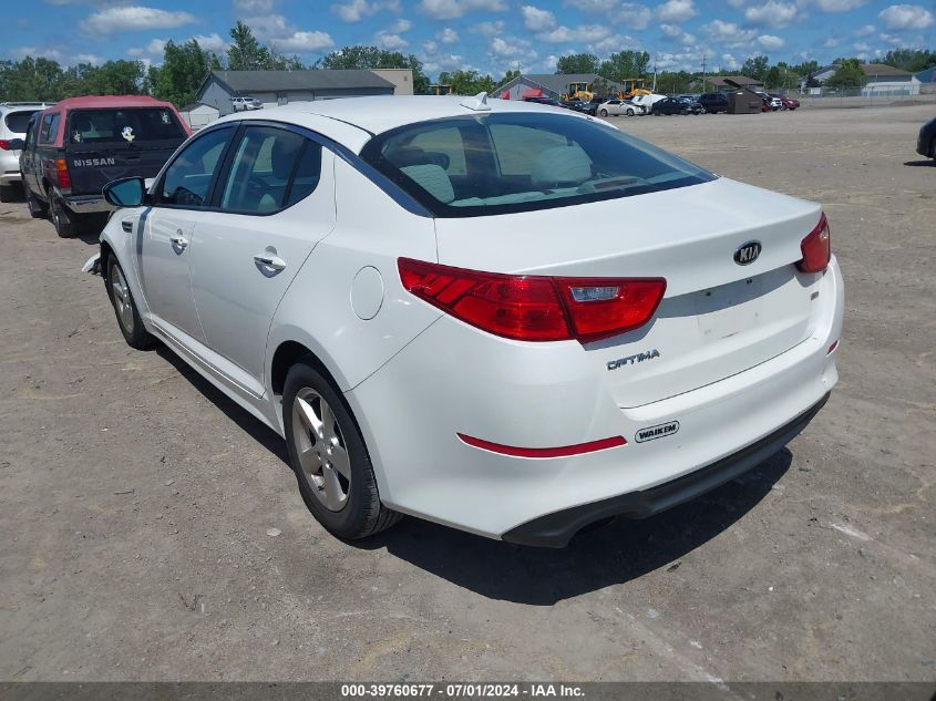 2015 Kia Optima Lx VIN: KNAGM4A74F5573398 Lot: 39760677