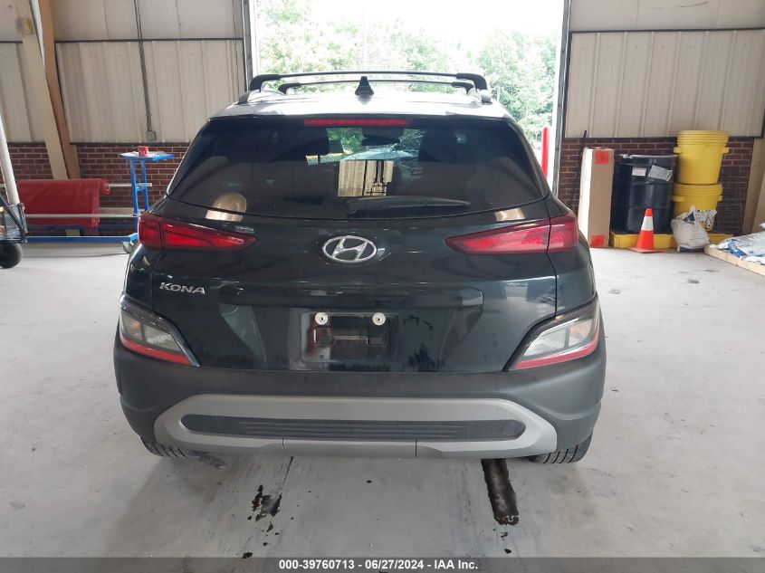 2023 Hyundai Kona Sel VIN: KM8K62AB7PU987410 Lot: 39760713