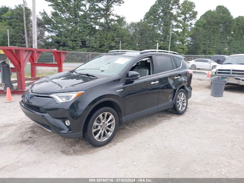 2017 Toyota Rav4 Hv Limited VIN: JTMDJREV9HD113859 Lot: 39760716