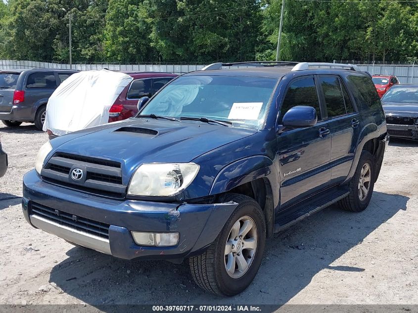 2004 Toyota 4Runner Sr5 Sport V6 VIN: JTEBU14R648014421 Lot: 39760717