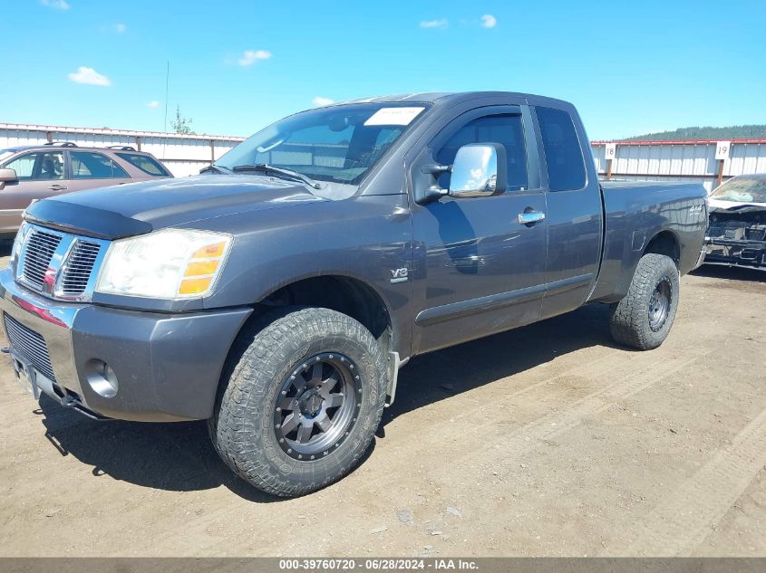 2004 Nissan Titan Xe/Se/Le VIN: 1N6AA06B84N540860 Lot: 39760720