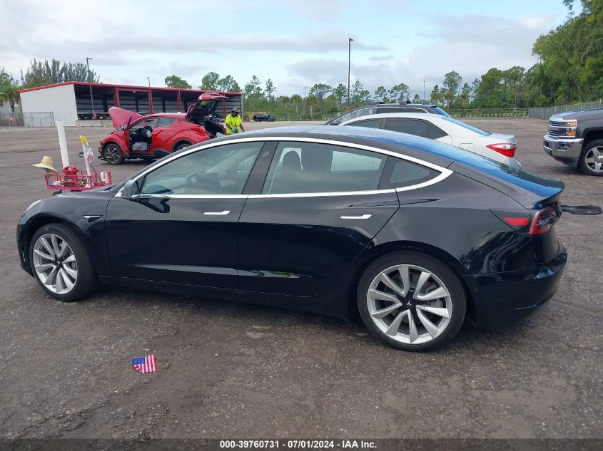 2018 Tesla Model 3 Long Range/Mid Range VIN: 5YJ3E1EA3JF046494 Lot: 39760731