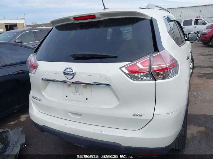 2016 Nissan Rogue Sv VIN: 5N1AT2MT8GC868196 Lot: 39760740