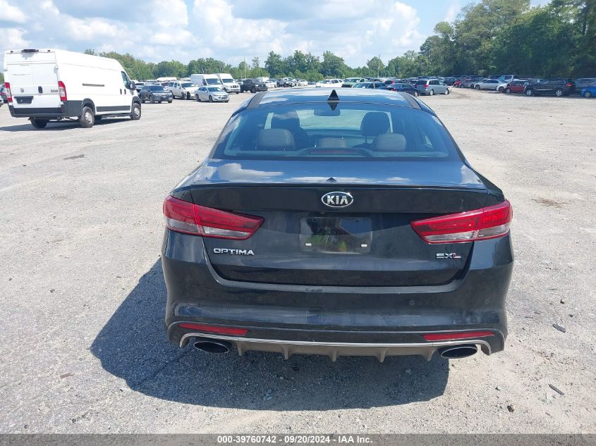 2016 Kia Optima Sxl Turbo VIN: 5XXGV4L23GG116712 Lot: 39760742