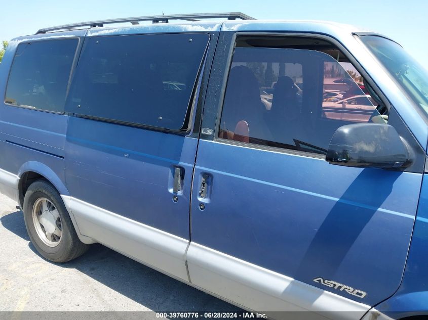 1997 Chevrolet Astro VIN: 1GNDM19W7VB208463 Lot: 39760776