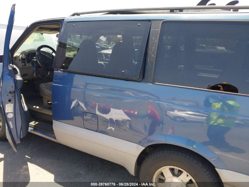 1997 Chevrolet Astro VIN: 1GNDM19W7VB208463 Lot: 39760776