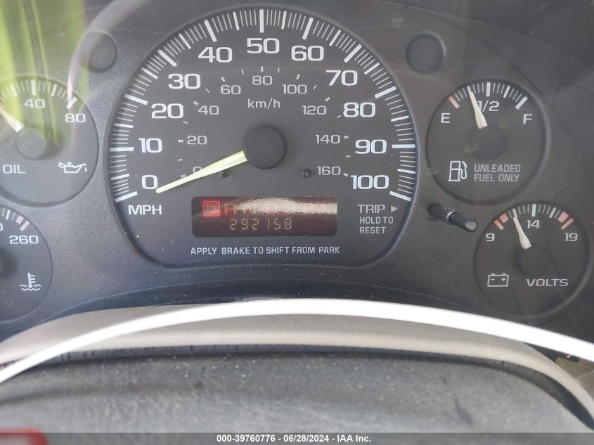 1997 Chevrolet Astro VIN: 1GNDM19W7VB208463 Lot: 39760776