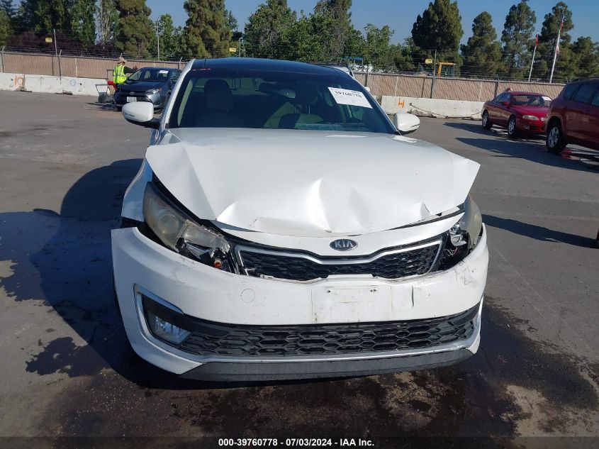 2013 Kia Optima Hybrid Ex VIN: KNAGM4AD6D5051908 Lot: 39760778