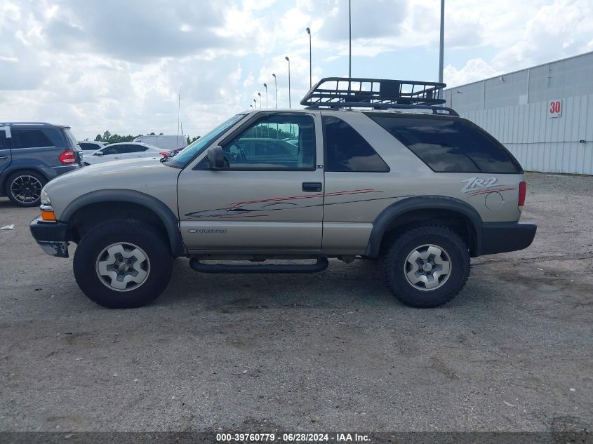 2002 Chevrolet Blazer Ls VIN: 1GNCT18W52K201166 Lot: 39760779