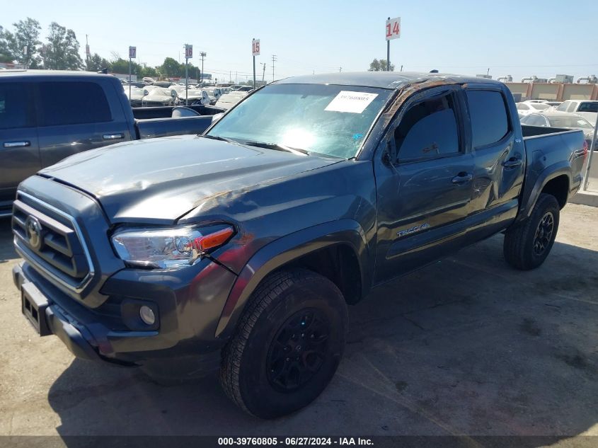 2022 Toyota Tacoma Double Cab/Sr5/Trd Sport/ VIN: 3TMAZ5CNXNM16318 Lot: 39760805
