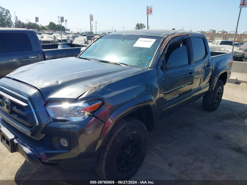 2022 Toyota Tacoma Double Cab/Sr5/Trd Sport/ VIN: 3TMAZ5CNXNM16318 Lot: 39760805