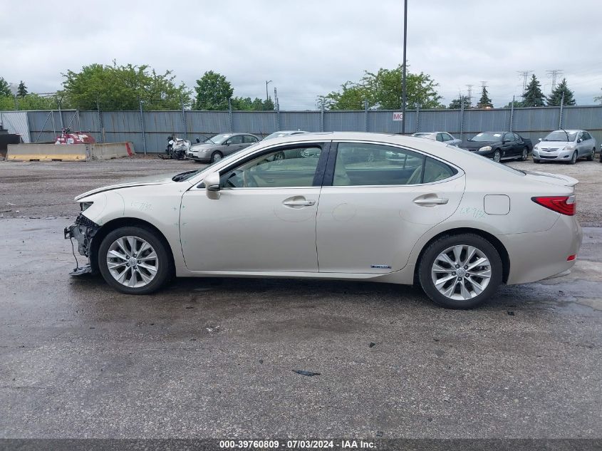 2013 Lexus Es 300H 300H VIN: JTHBW1GG2D2006164 Lot: 39760809