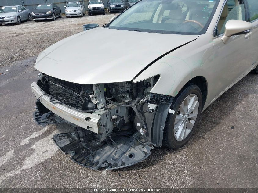 2013 Lexus Es 300H 300H VIN: JTHBW1GG2D2006164 Lot: 39760809