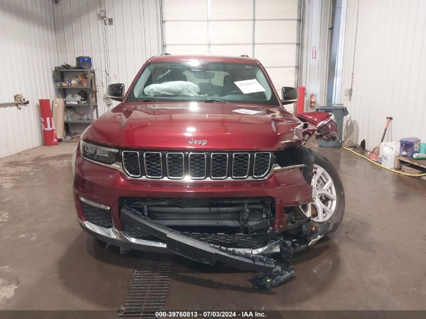 2021 Jeep Grand Cherokee L Limited VIN: 1C4RJKBG0M8133407 Lot: 39760813