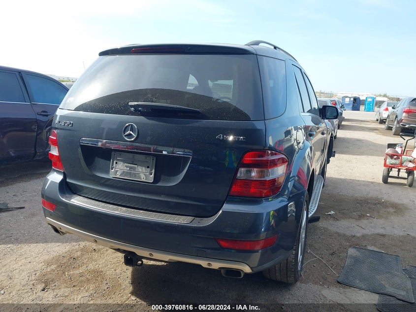 2010 Mercedes-Benz Ml 350 4Matic VIN: 4JGBB8GB8AA605934 Lot: 39760816