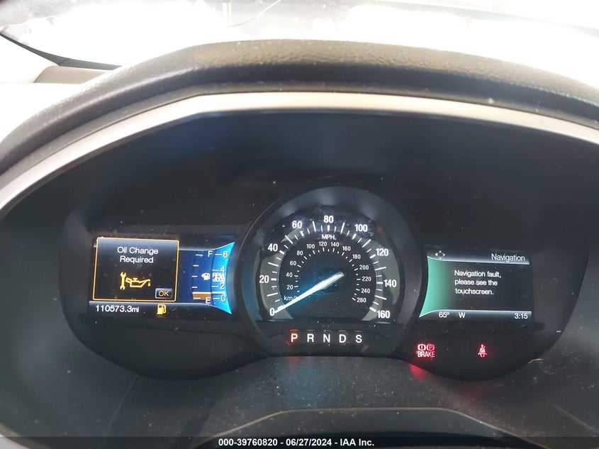 2015 Ford Edge Sel VIN: 2FMTK4J90FBC17885 Lot: 39760820