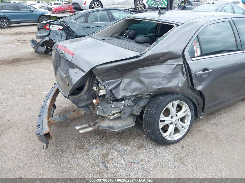2012 Ford Fusion Se VIN: 3FAHP0HA8CR339935 Lot: 39760848