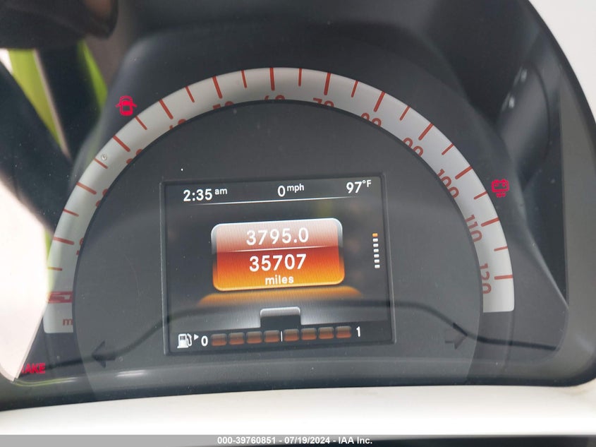 2016 SMART FORTWO PASSION/PRIME/PROXY/PURE - WMEFJ5DA5GK057222