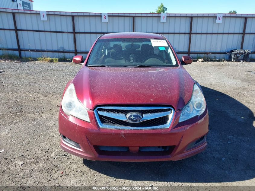 2010 Subaru Legacy 2.5I Premium VIN: 4S3BMBC64A327877 Lot: 39760852