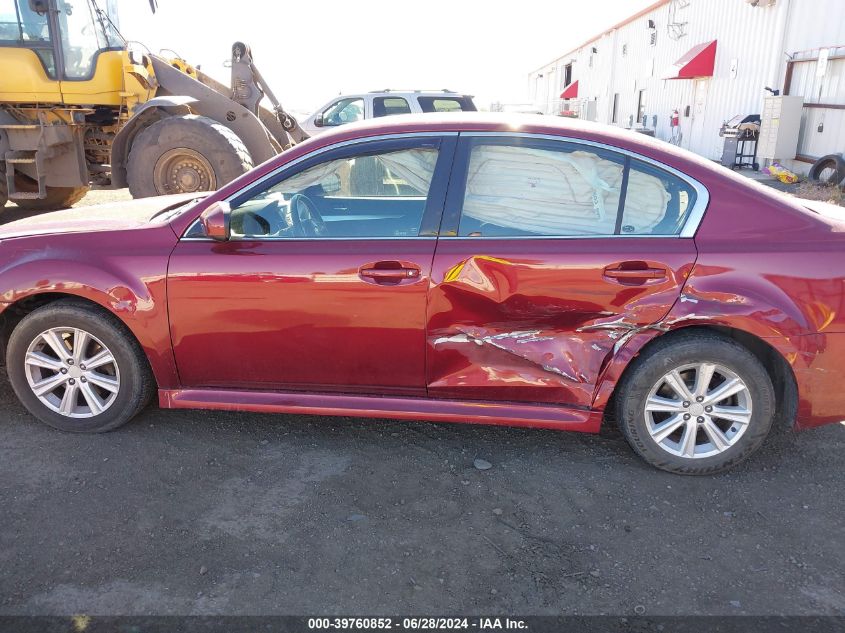 2010 Subaru Legacy 2.5I Premium VIN: 4S3BMBC64A327877 Lot: 39760852