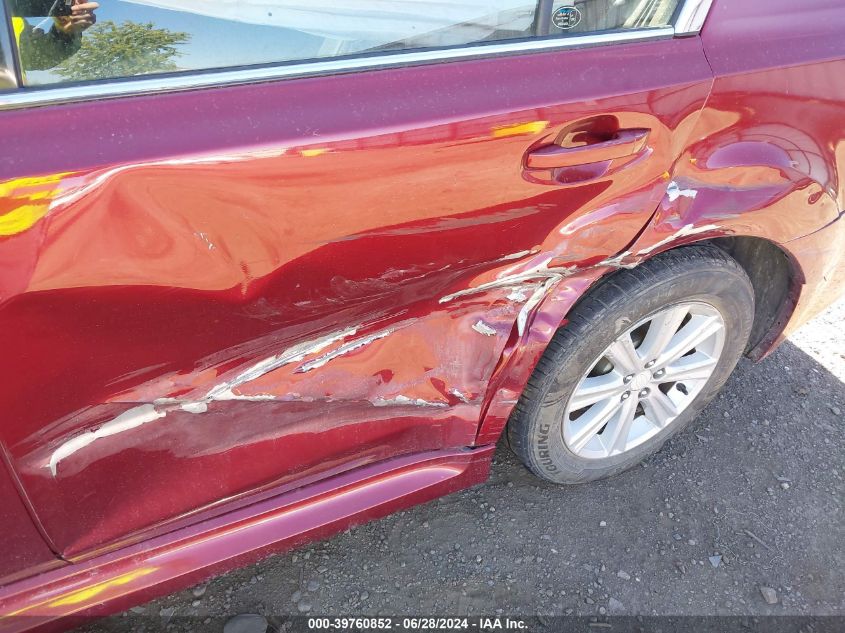 2010 Subaru Legacy 2.5I Premium VIN: 4S3BMBC64A327877 Lot: 39760852