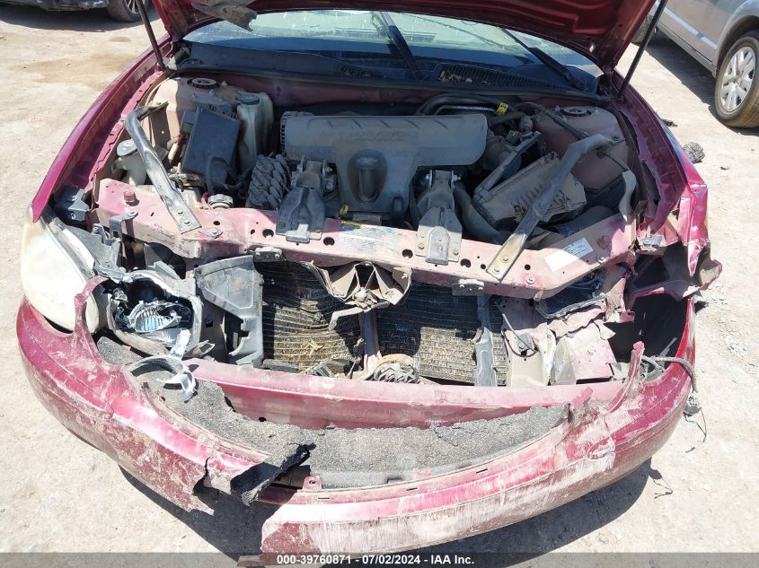 2007 Buick Lacrosse Cxl VIN: 2G4WD582071249295 Lot: 39760871